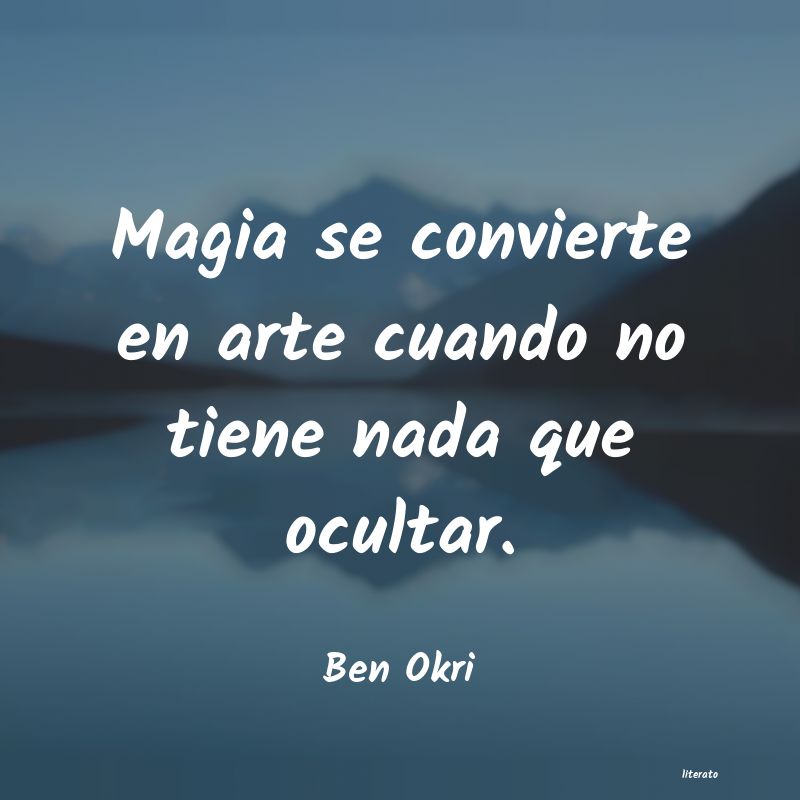 Frases de Ben Okri