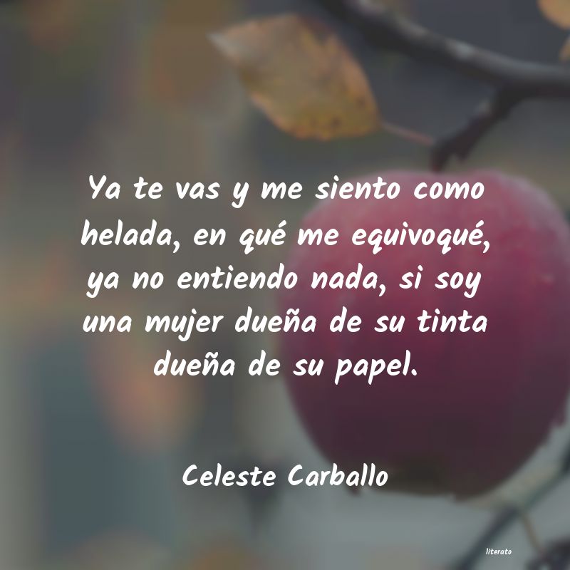 Frases de Celeste Carballo