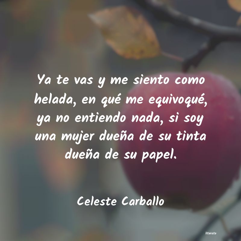 frases de Celeste Carballo