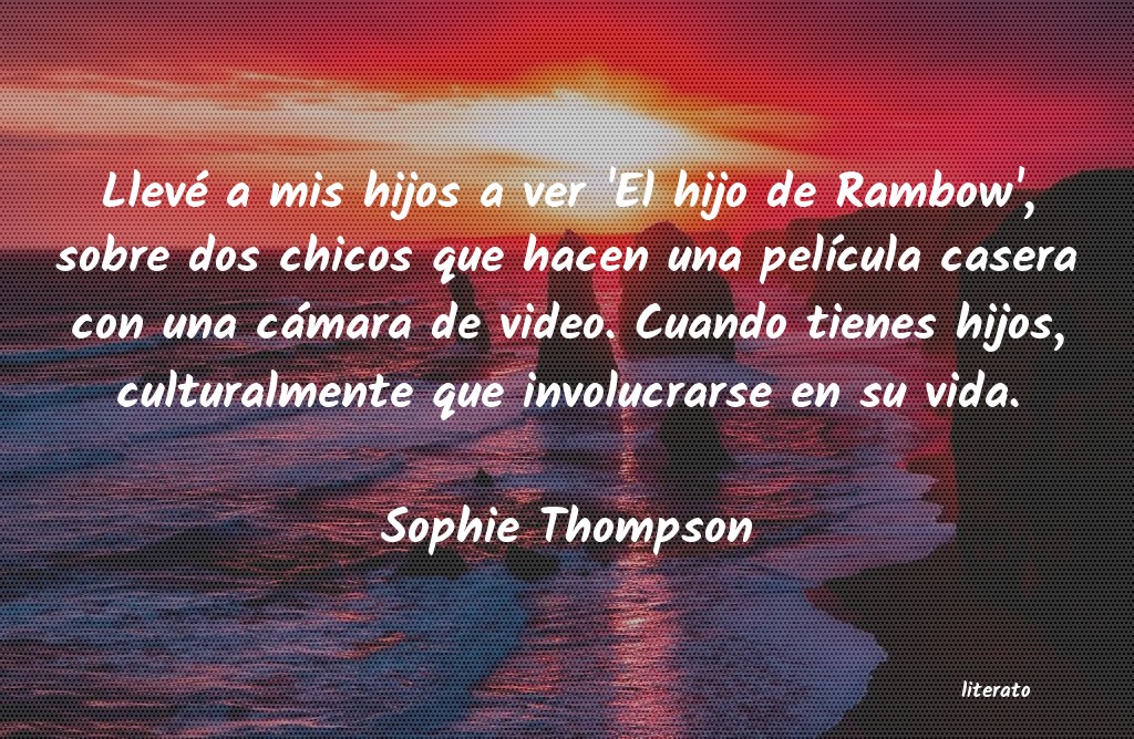 frases de Sophie Thompson