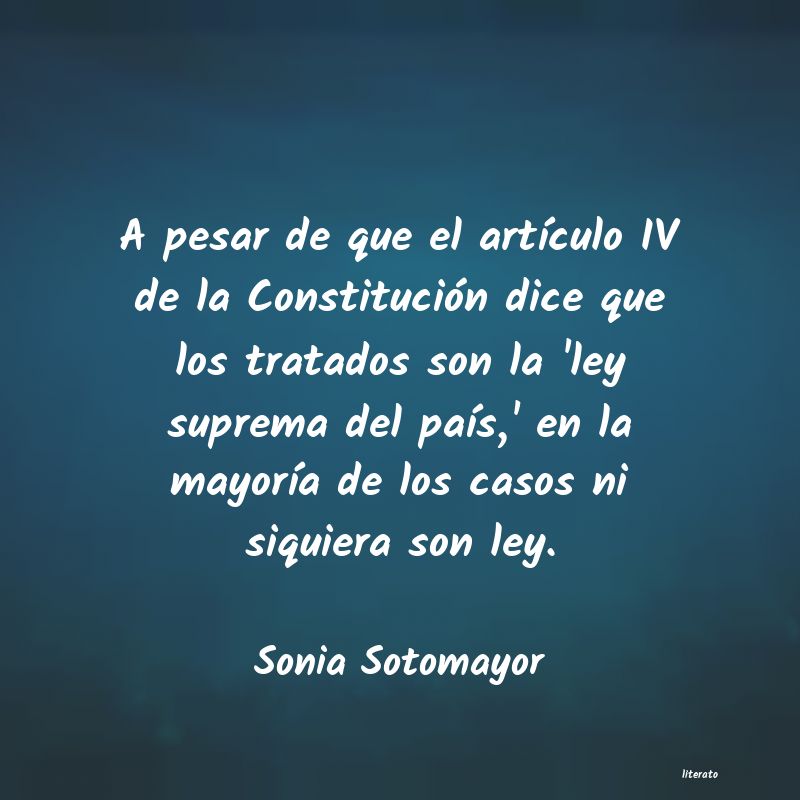 frases de Sonia Sotomayor