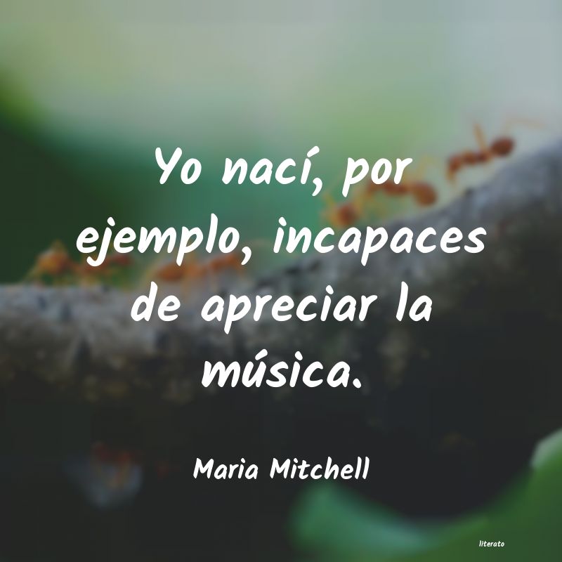 Frases de Maria Mitchell