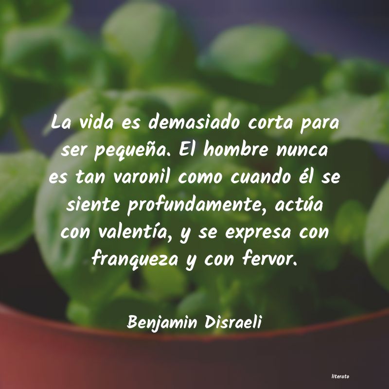 Frases de Benjamin Disraeli