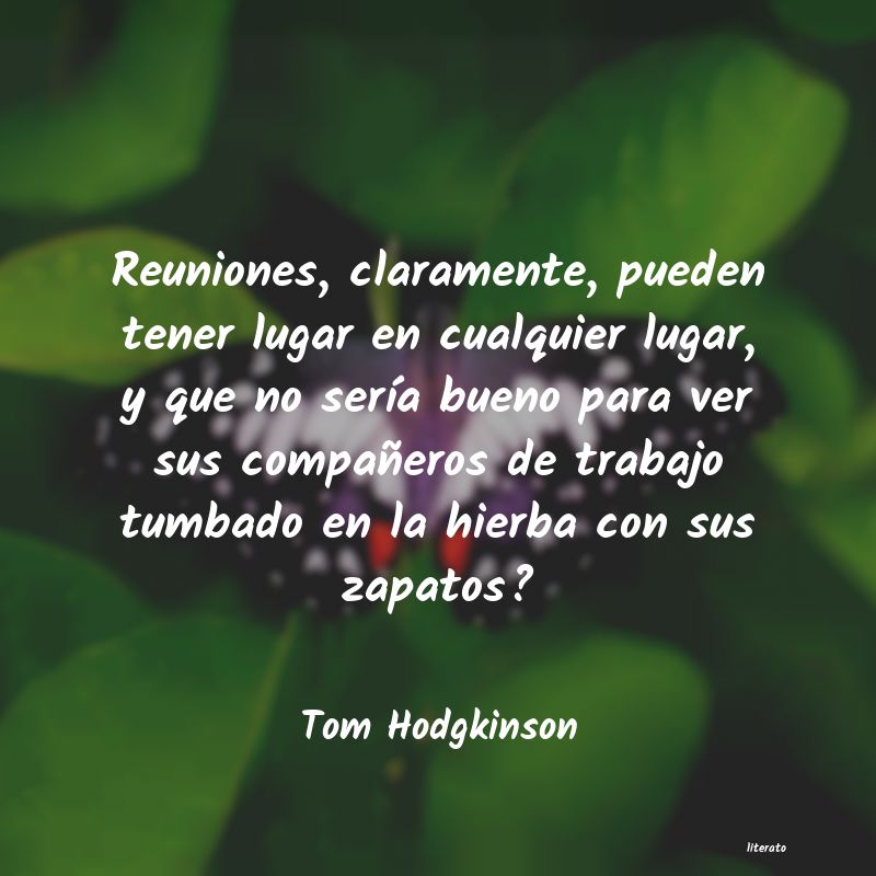 Frases de Tom Hodgkinson