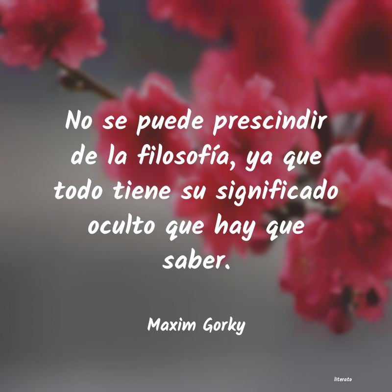 frases de Maxim Gorky