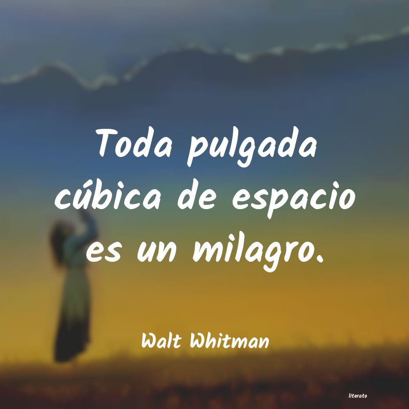 frases de Walt Whitman