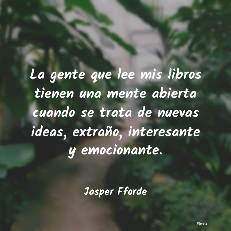 Frases de Jasper Fforde