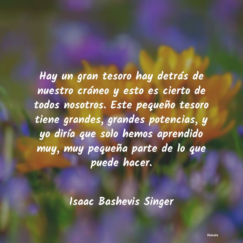 frases de Isaac Bashevis Singer