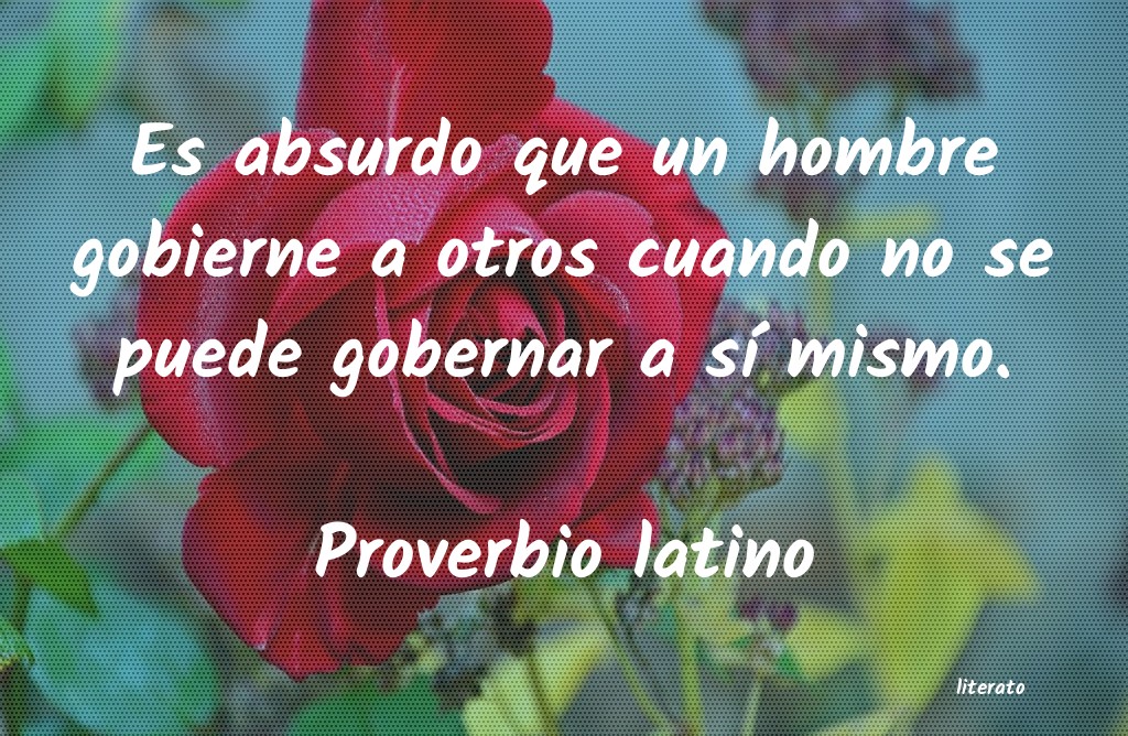 Frases de Proverbio latino
