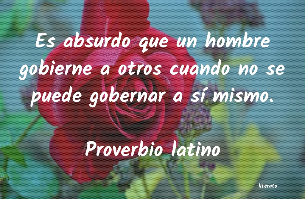 frases de Proverbio latino