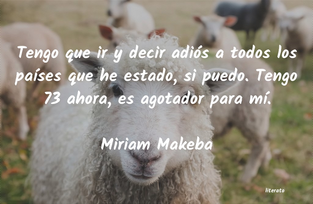 frases de Miriam Makeba