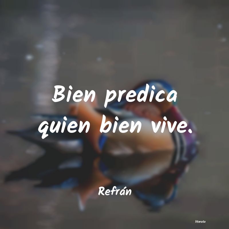 Frases de Refrán