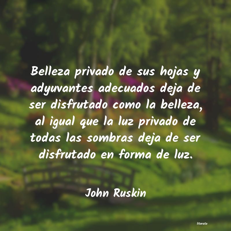 Frases de John Ruskin