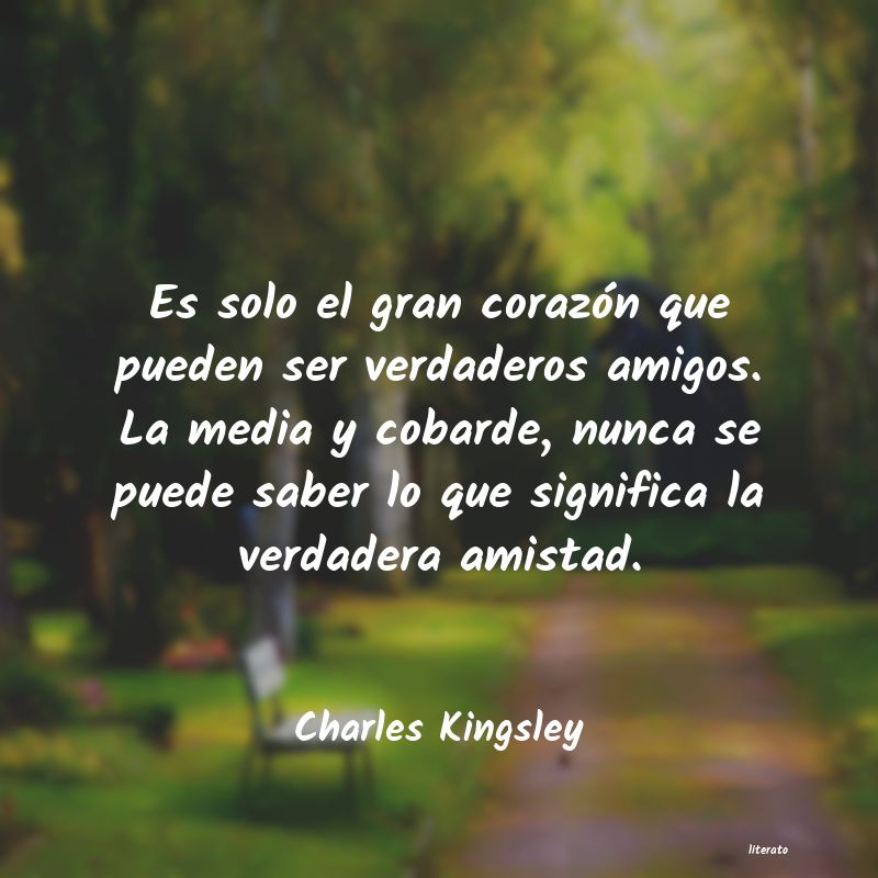 frases de Charles Kingsley