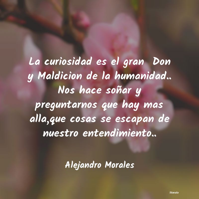Frases de Alejandro Morales
