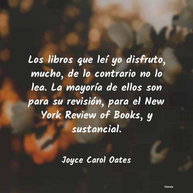 frases de Joyce Carol Oates