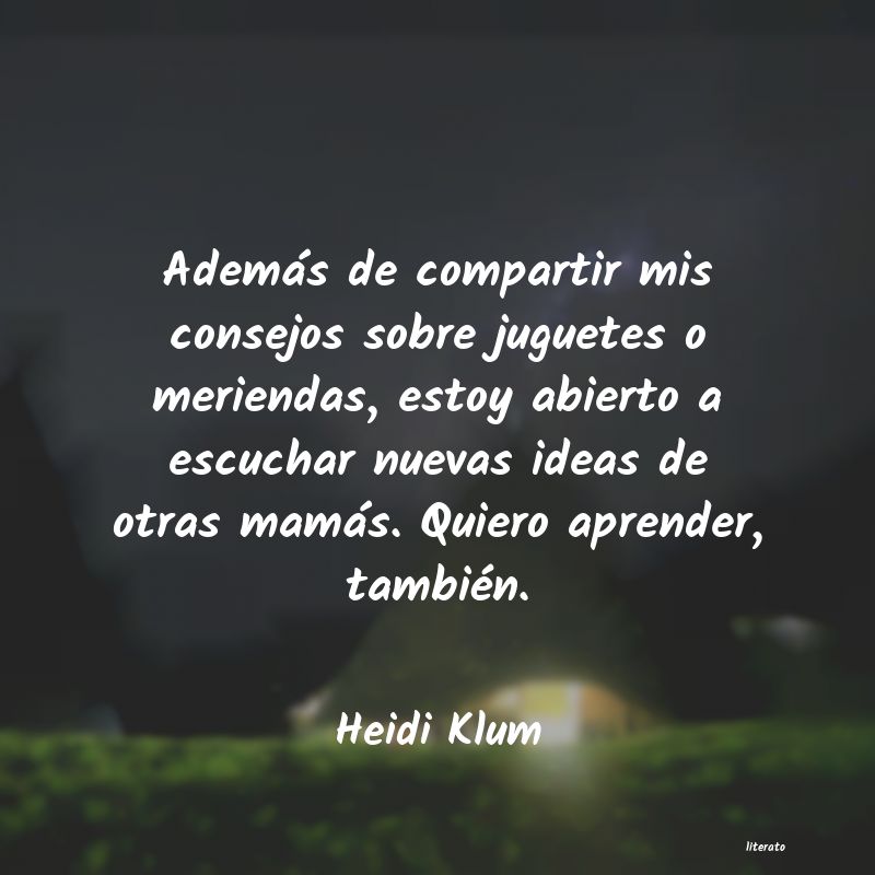 frases de Heidi Klum