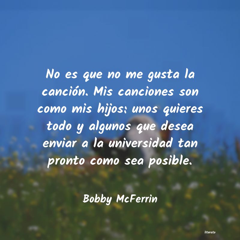 Frases de Bobby McFerrin