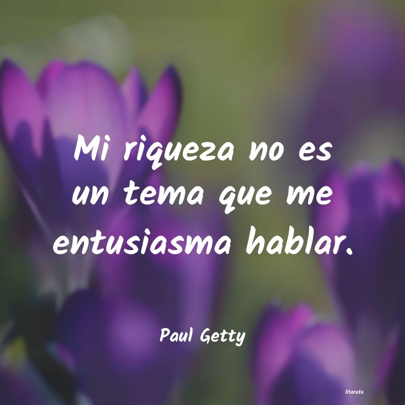 Frases de Paul Getty