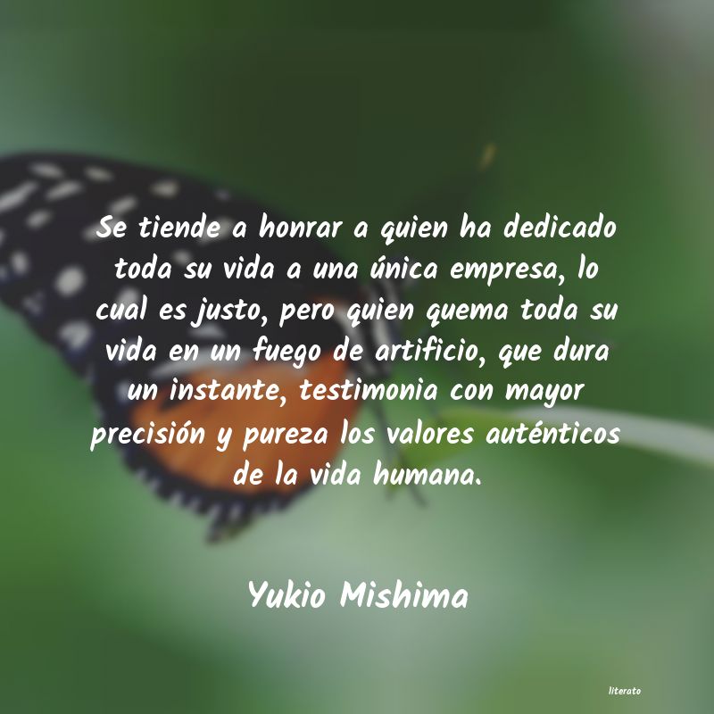 Frases de Yukio Mishima