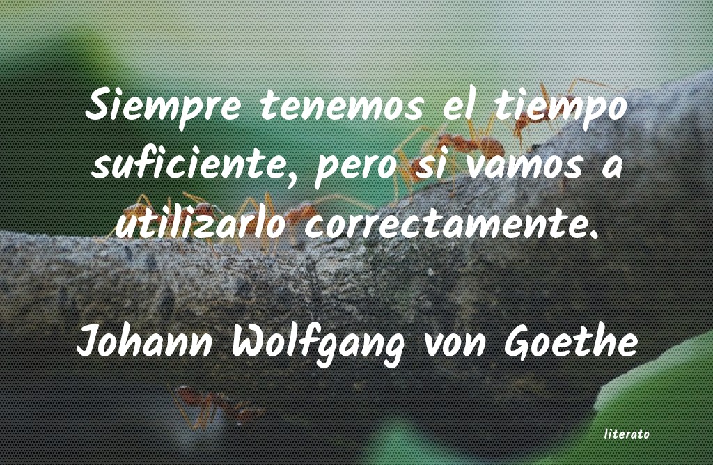 Frases de Johann Wolfgang von Goethe