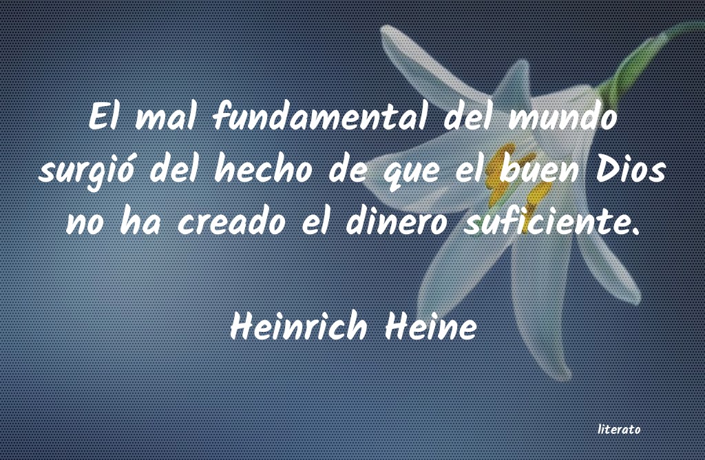 frases de Heinrich Heine