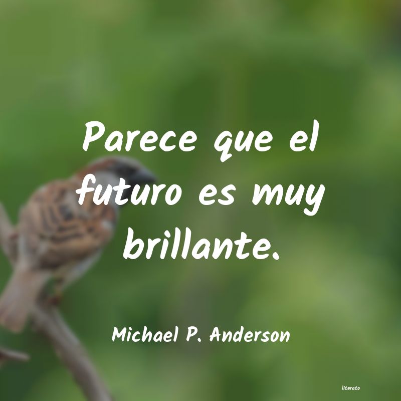 Frases de Michael P. Anderson