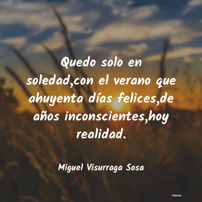 poemas al verano es en 3 estrofas