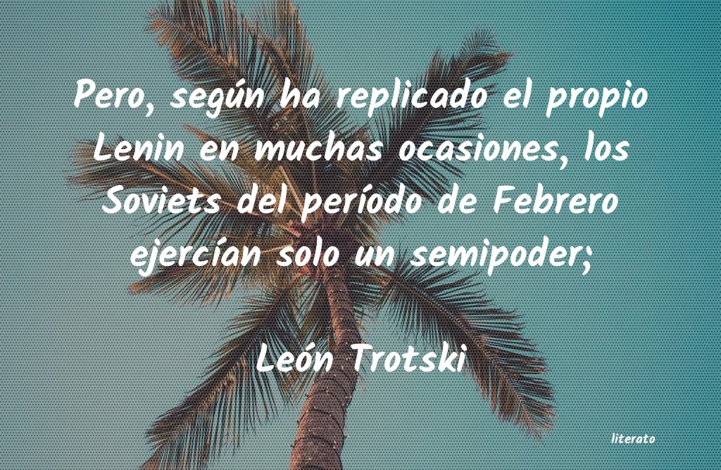frases de León Trotski