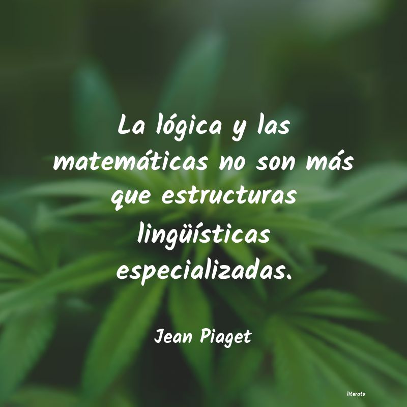 frases de Jean Piaget