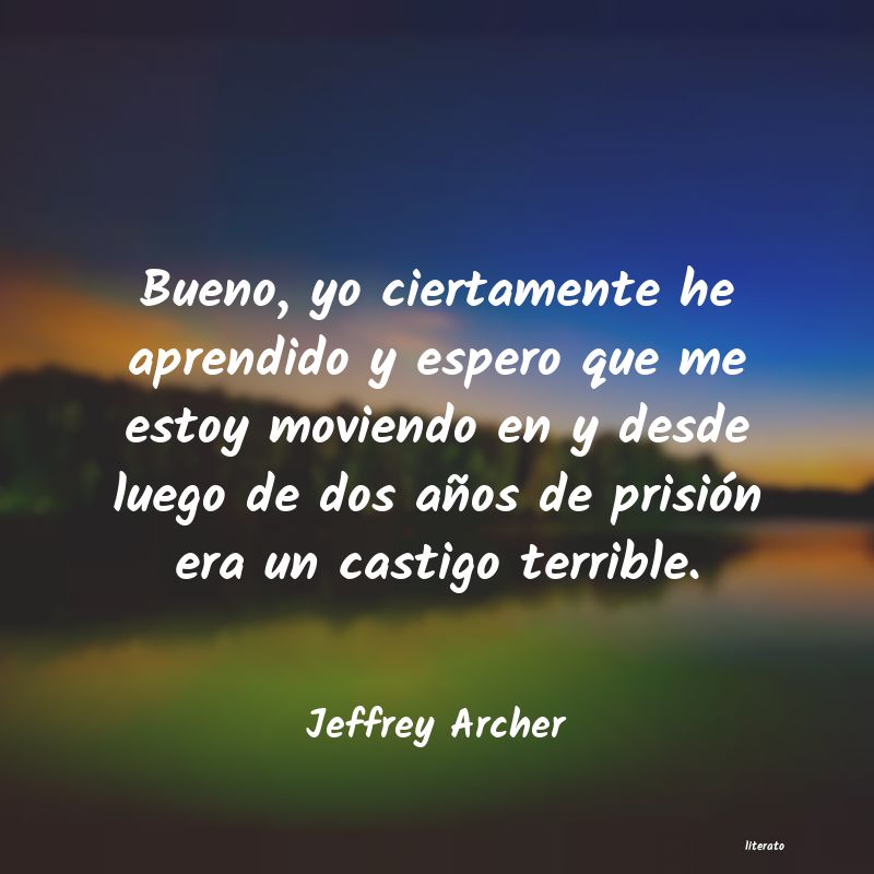 Frases de Jeffrey Archer