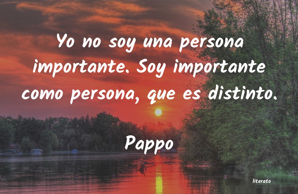 frases de Pappo