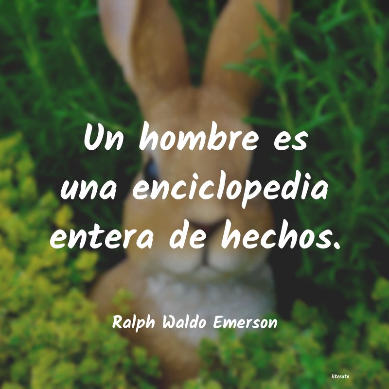 Frases de Ralph Waldo Emerson