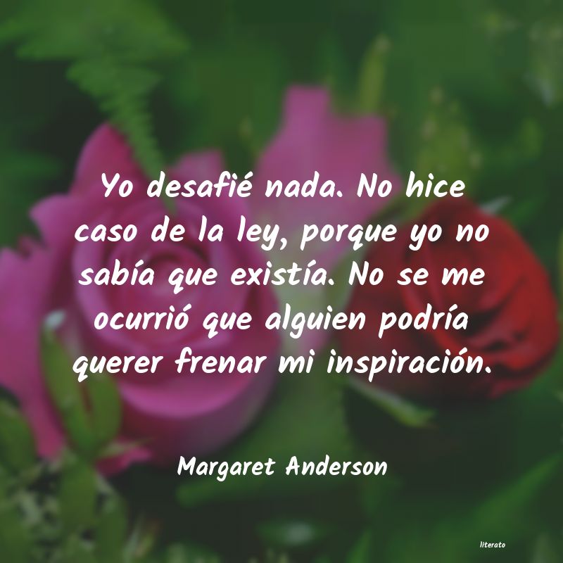 frases de Margaret Anderson