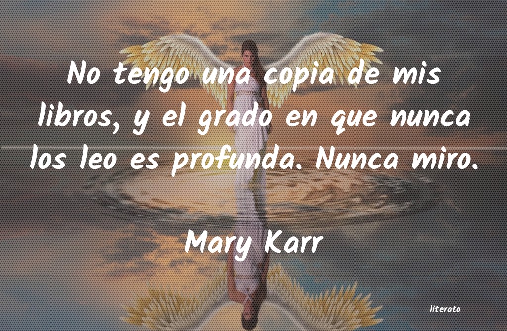 Frases de Mary Karr