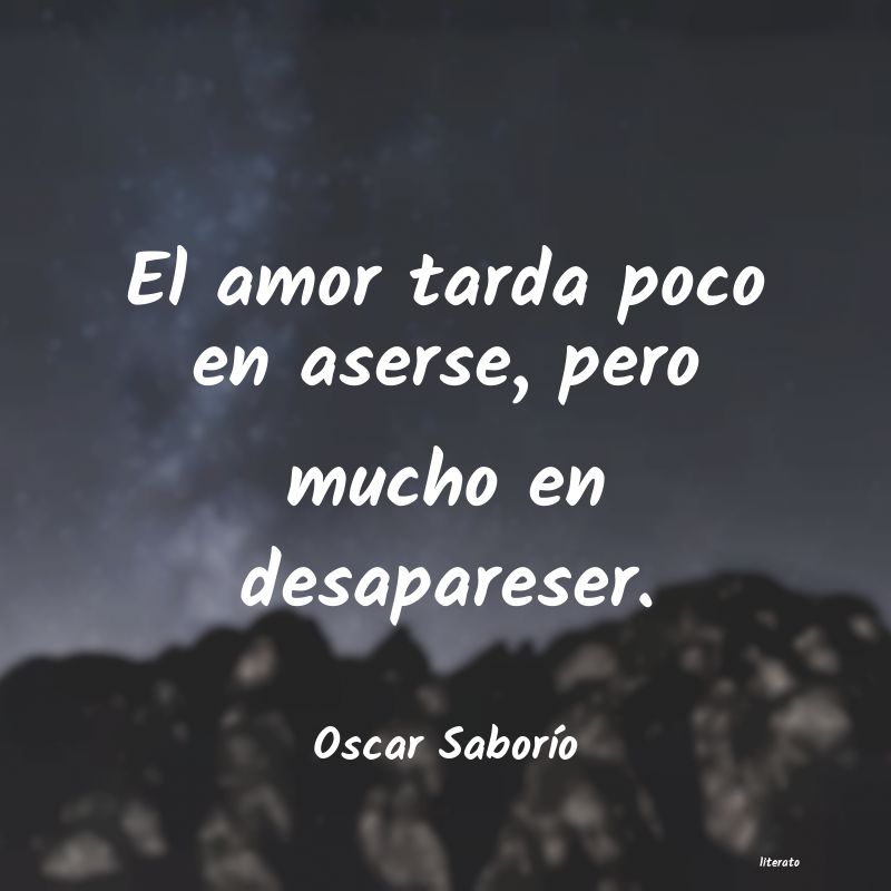 frases de Oscar SaborÃo