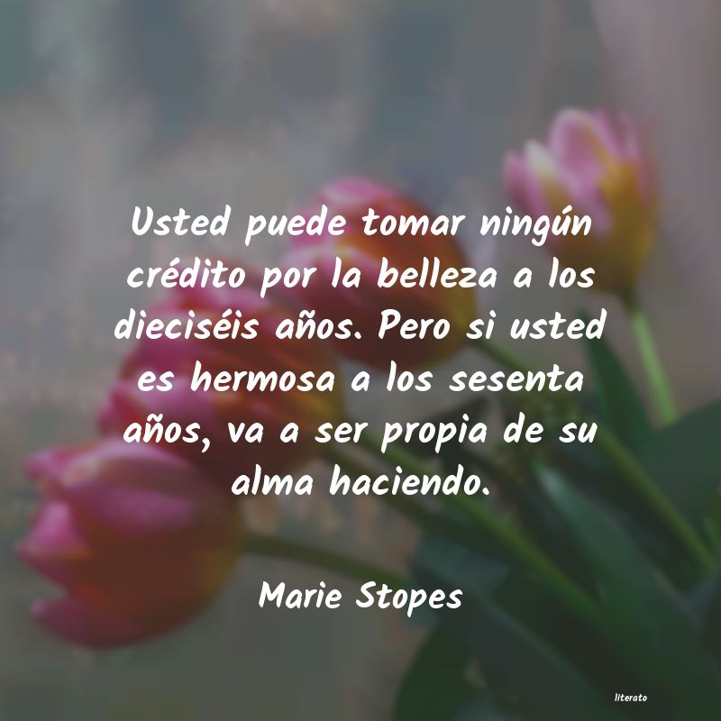 Frases de Marie Stopes