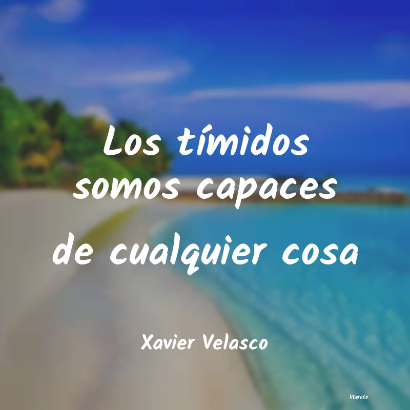 frases de Xavier Velasco