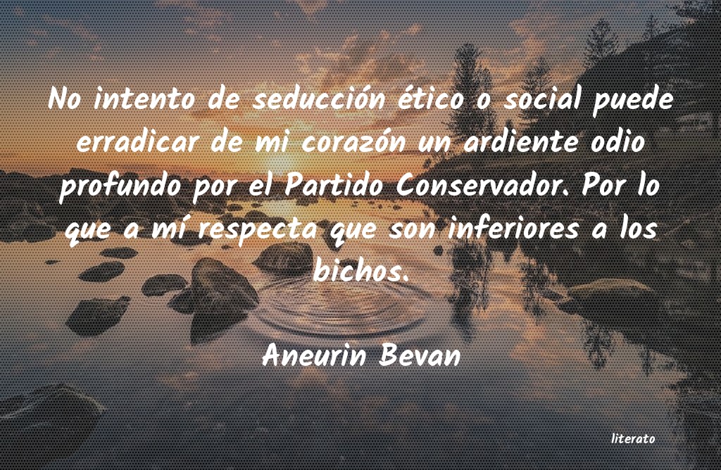 frases de Aneurin Bevan