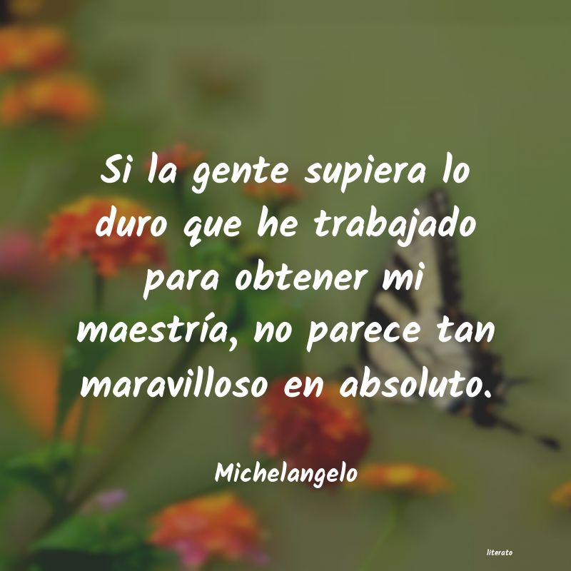 frases de Michelangelo