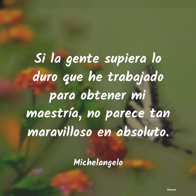 Frases de Michelangelo