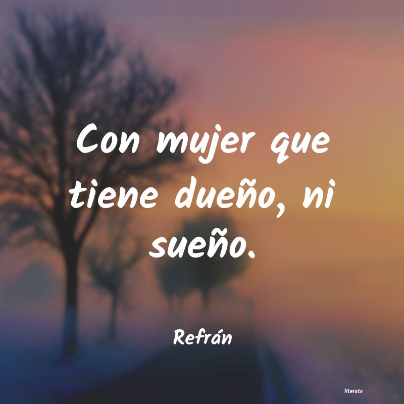 frases de Refrán
