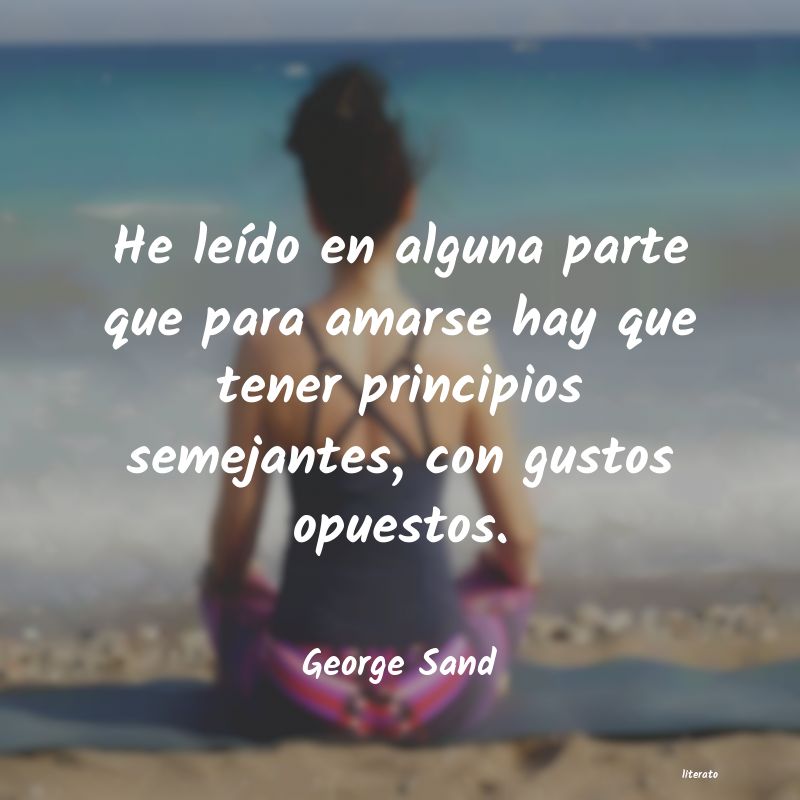 Frases de George Sand