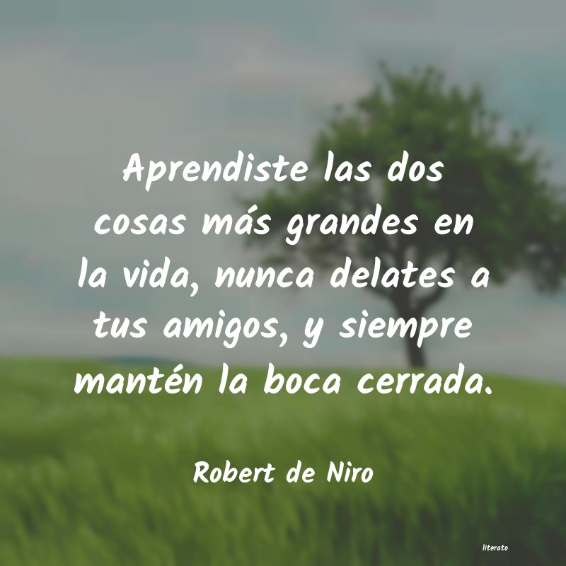 frases de Robert de Niro