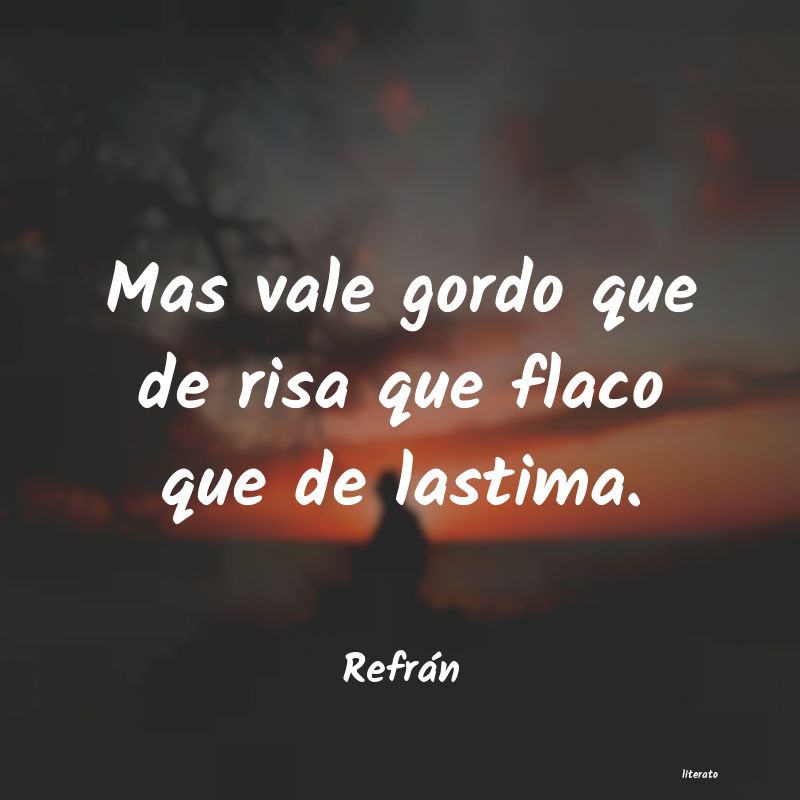 Frases de Refrán