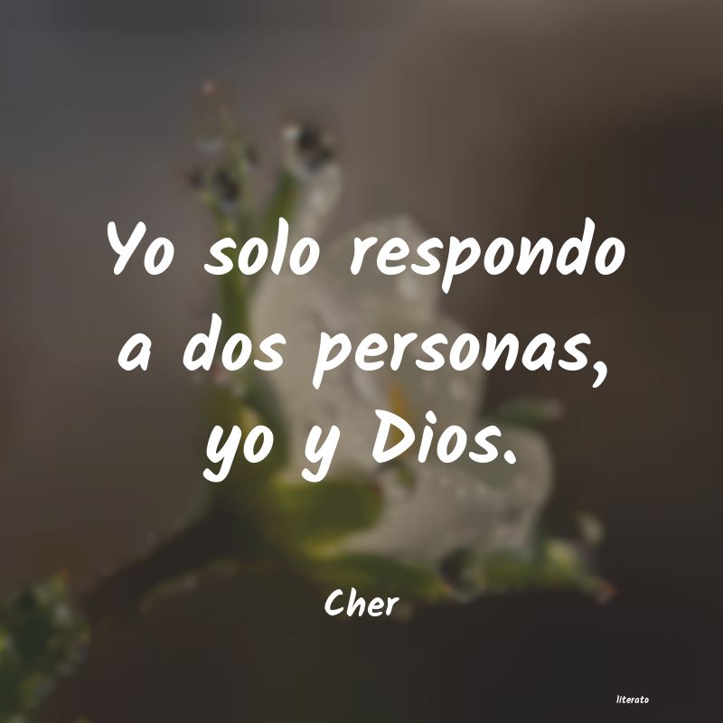 Frases de Cher