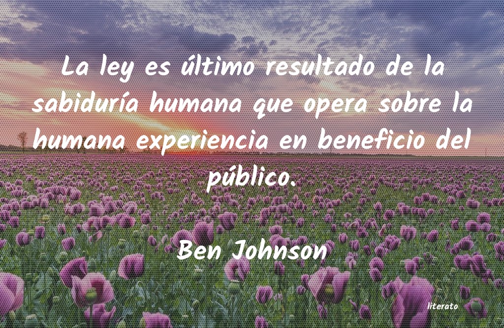 Frases de Ben Johnson