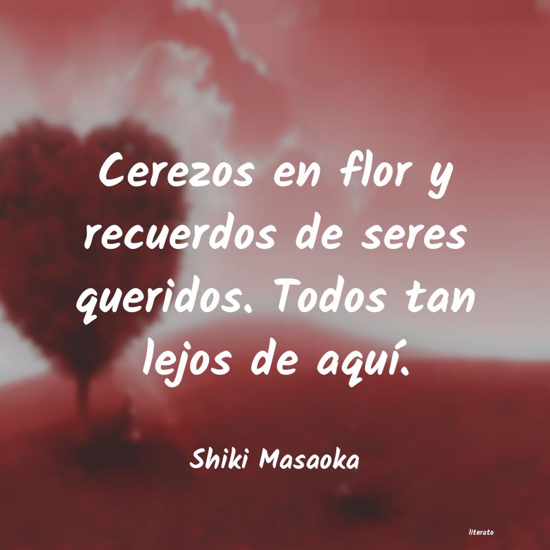 Frases de Shiki Masaoka