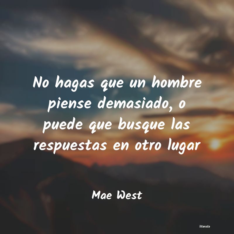 Frases de Mae West