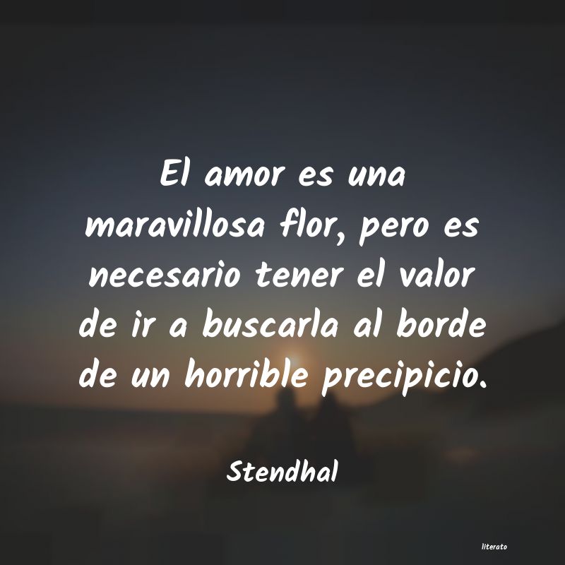 frases de Stendhal